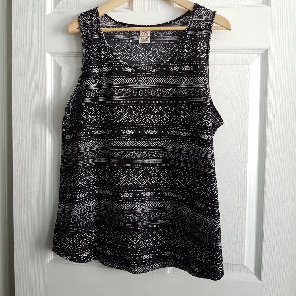 Faded Glory Multi Patterned Sleeveless Top